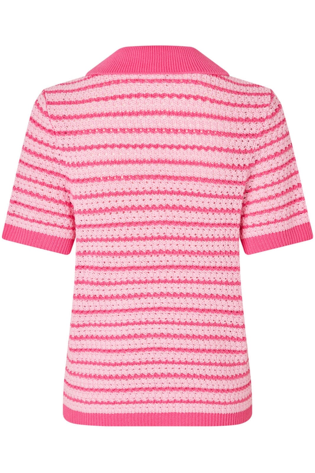 Cras - Charles Knit Blouse - 8070 8070 Pink Stripe T-shirts