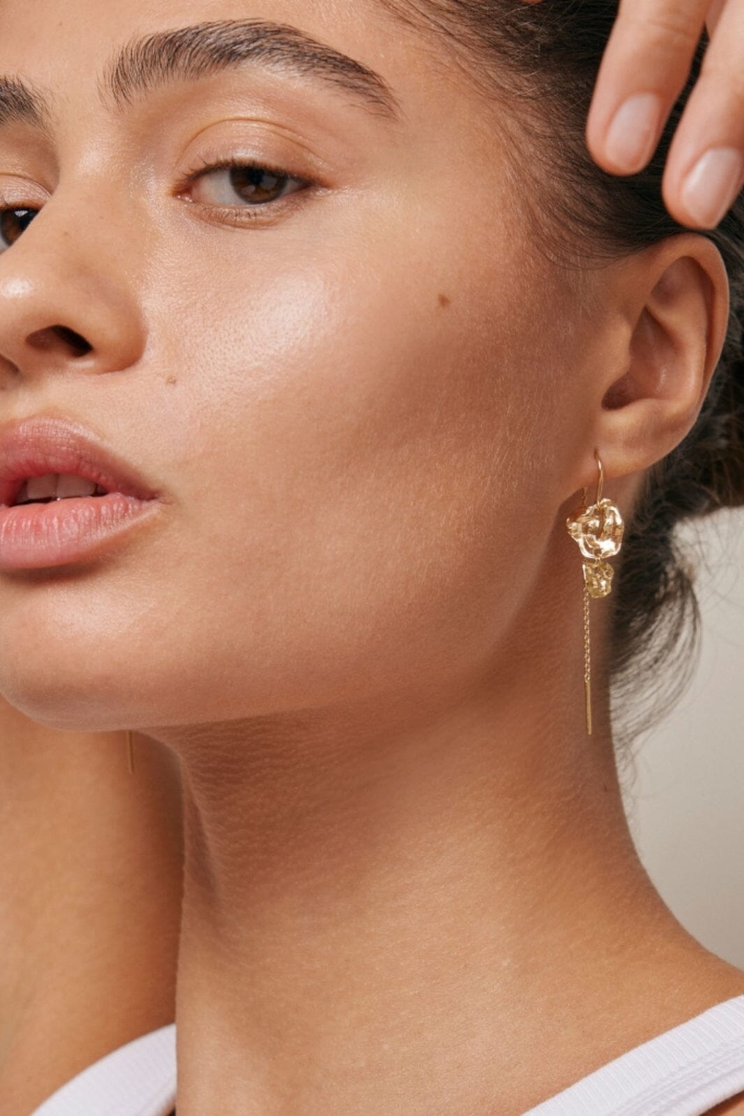 Enamel Copenhagen - Earring, Kim - 925S/Gp/M