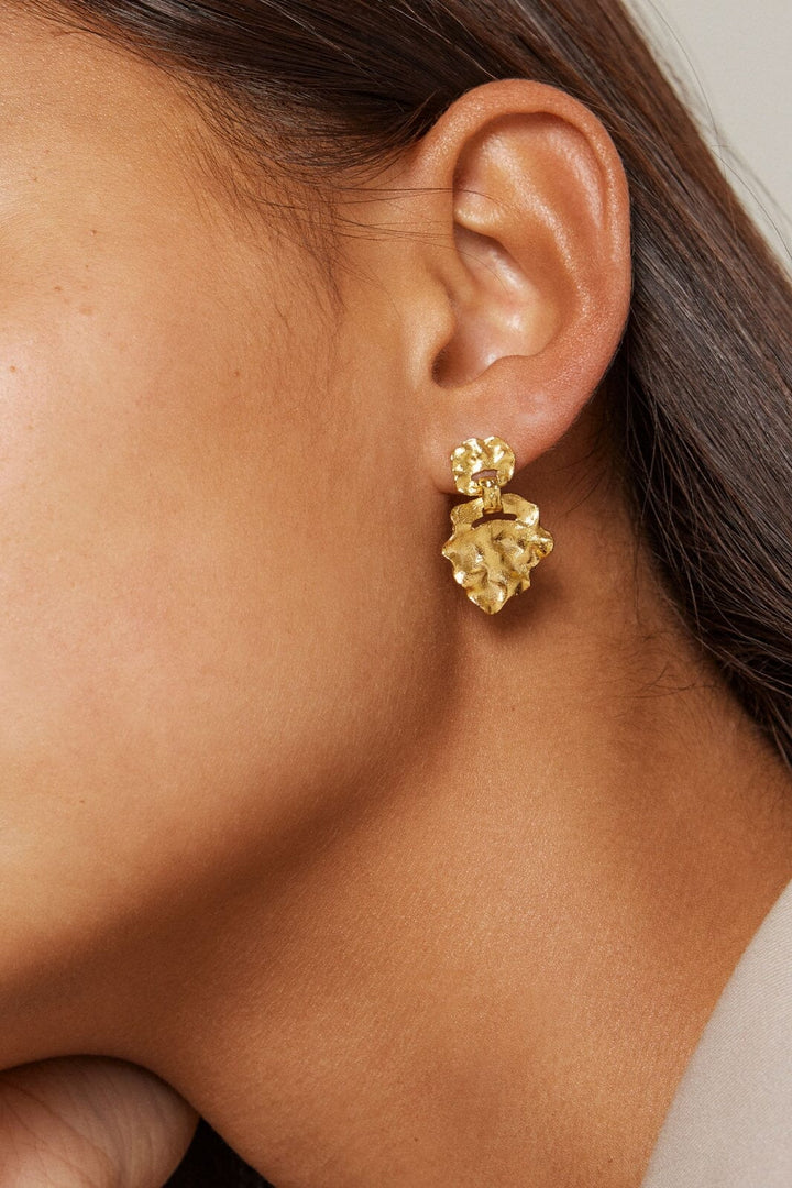 Enamel Copenhagen - Earring, Windy Small - 925S/Gp/M