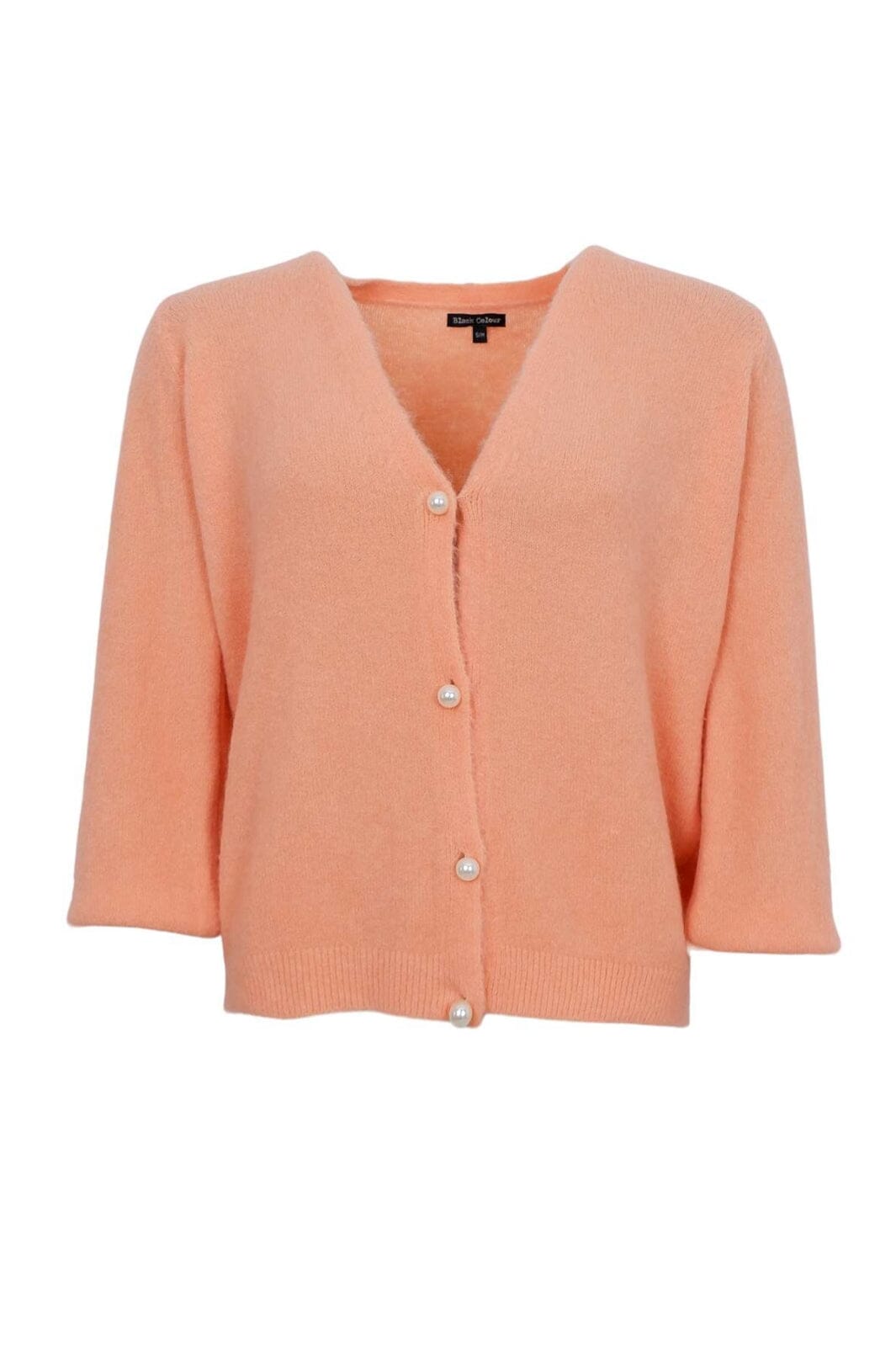 Black Colour - Bcbella Pearl Knit Cardigan 1209 - Apricot