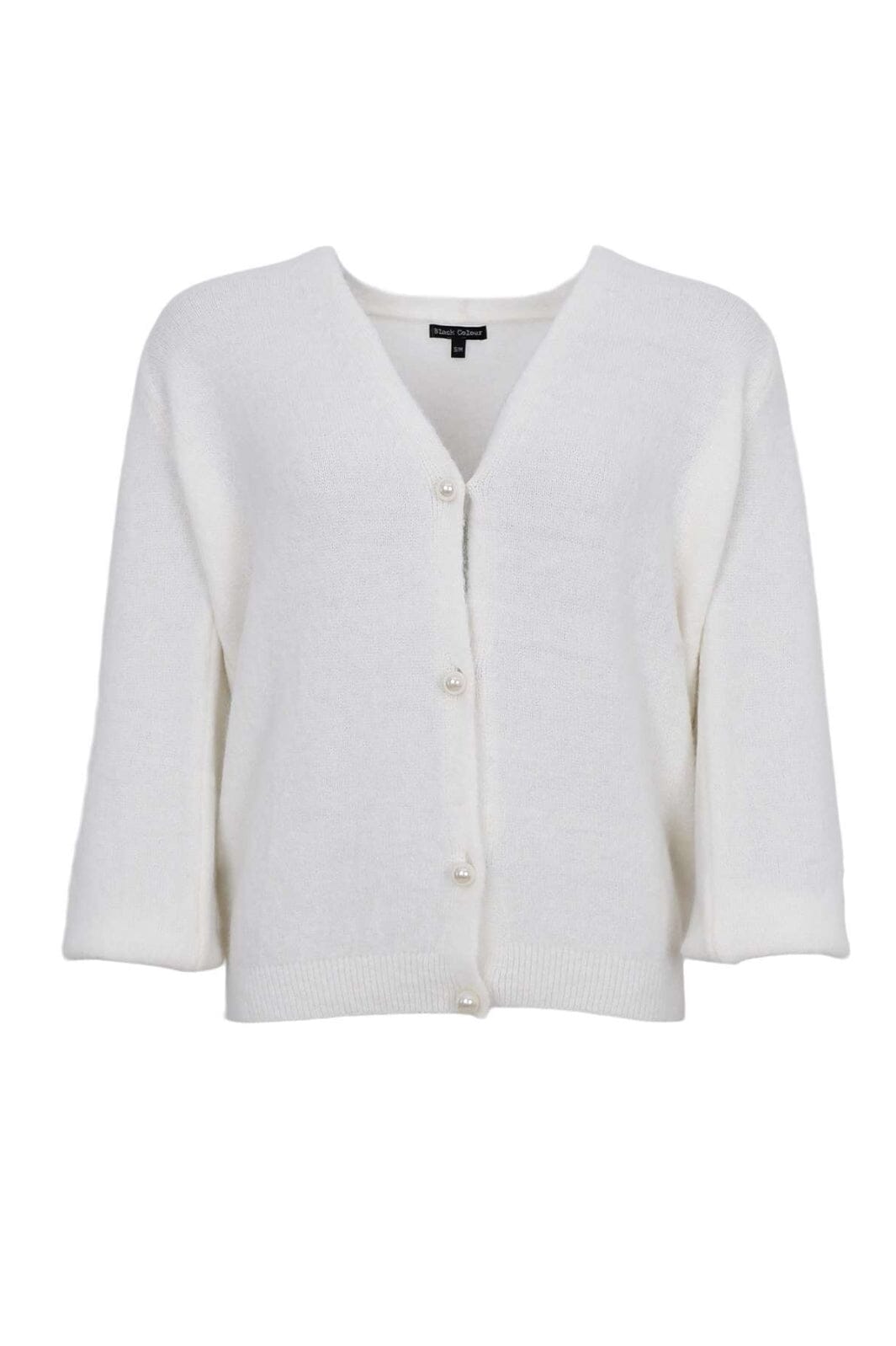 Black Colour - Bcbella Pearl Knit Cardigan 1209 - Off White