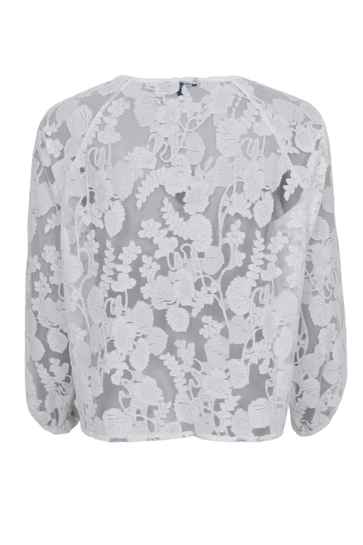 Forudbestilling - Black Colour - Bcdream Lace Blouse 40856 - White