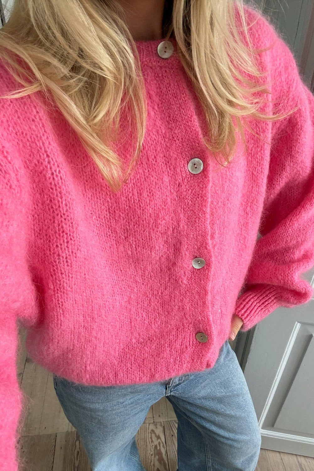 Forudbestilling - BYIC - Idaic Cardigan - pink Pink Cardigans