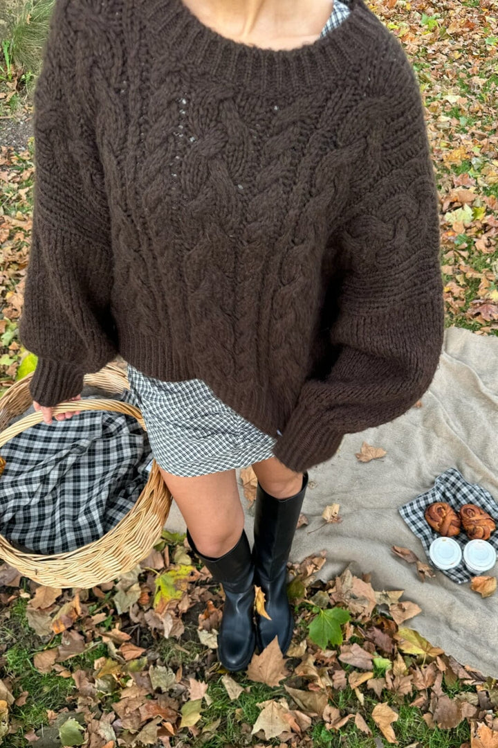 Forudbestilling - BYIC - Noraic Sweater - cbrown Chocolate Brown Sweatshirts