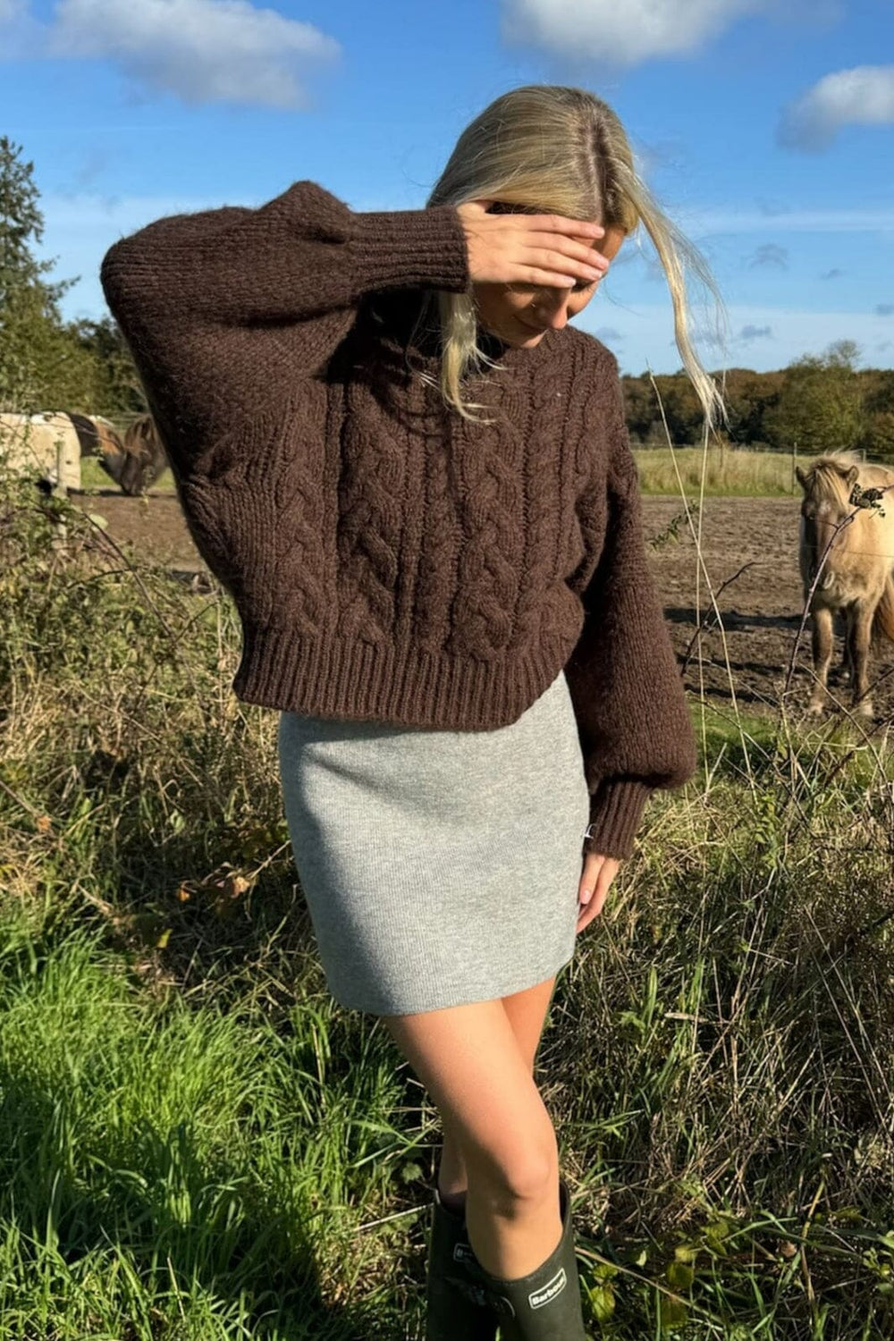 Forudbestilling - BYIC - Noraic Sweater - cbrown Chocolate Brown Sweatshirts