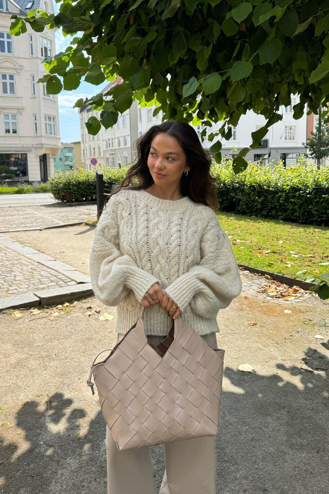 Forudbestilling - BYIC - Noraic Sweater - owhite Off White Sweatshirts