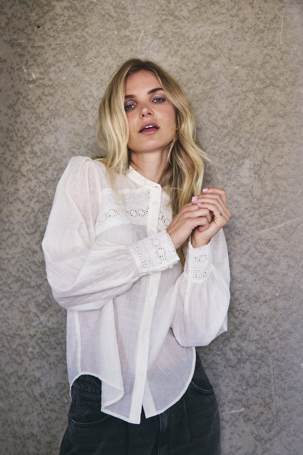 Co´couture - Barretcc Anglaise Shirt 35721 - 11 Off White