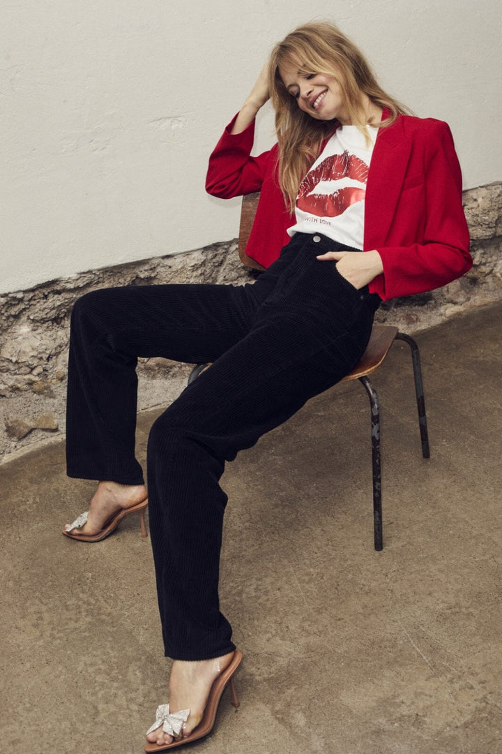 Forudbestilling - Co´couture - Cadeaucc Crop Blazer 30242 - 66 Flame Blazere