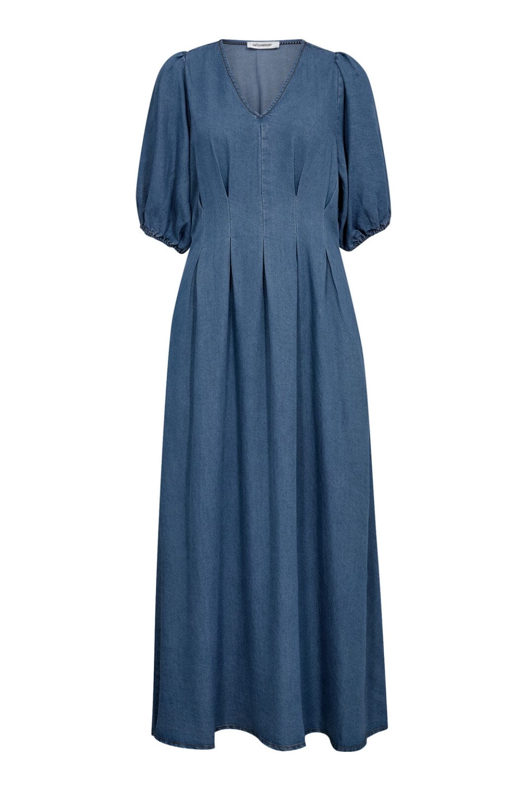 Co´Couture - Denimcc Pleat Dress 36535 - 552 - Denim Blue