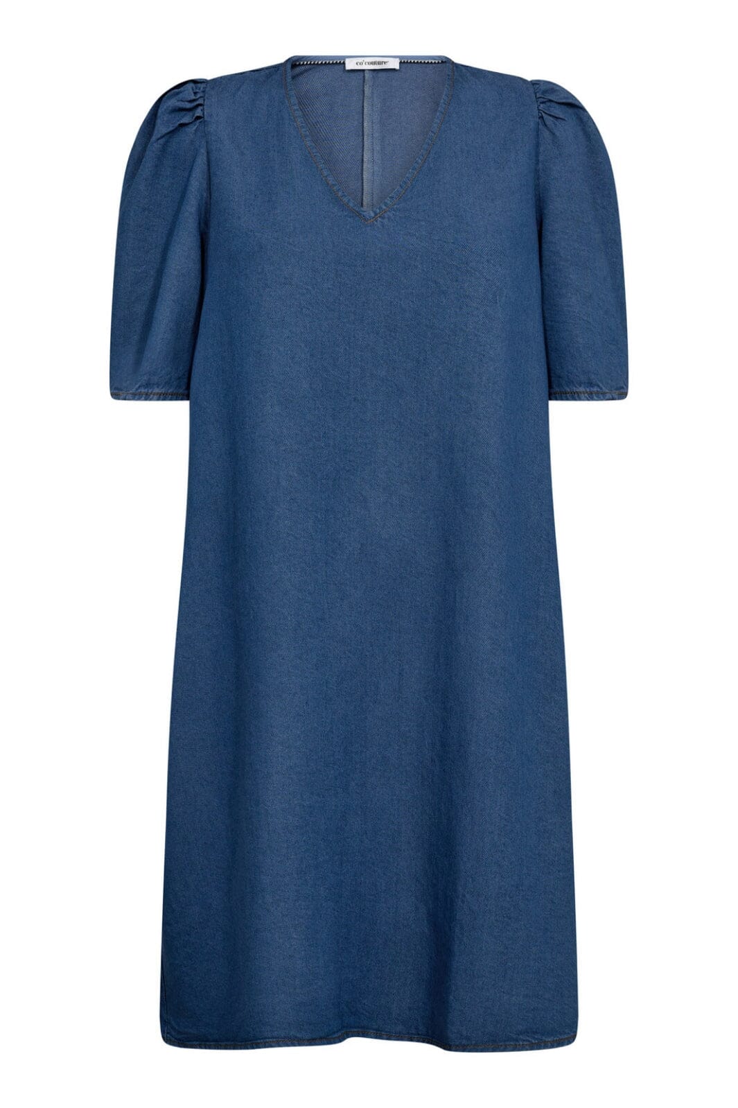 Co´Couture - Denimcc V-Dress 36552 - 552 - Denim Blue