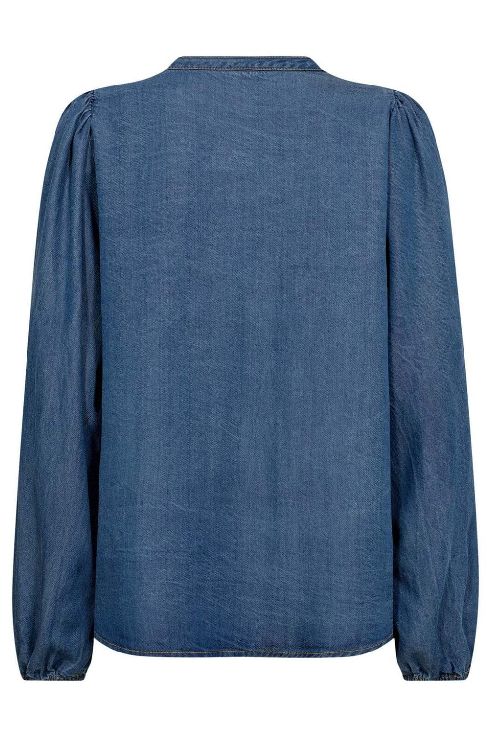 Co´Couture - Denimcc V-Shirt 35860 - 552 - Denim Blue