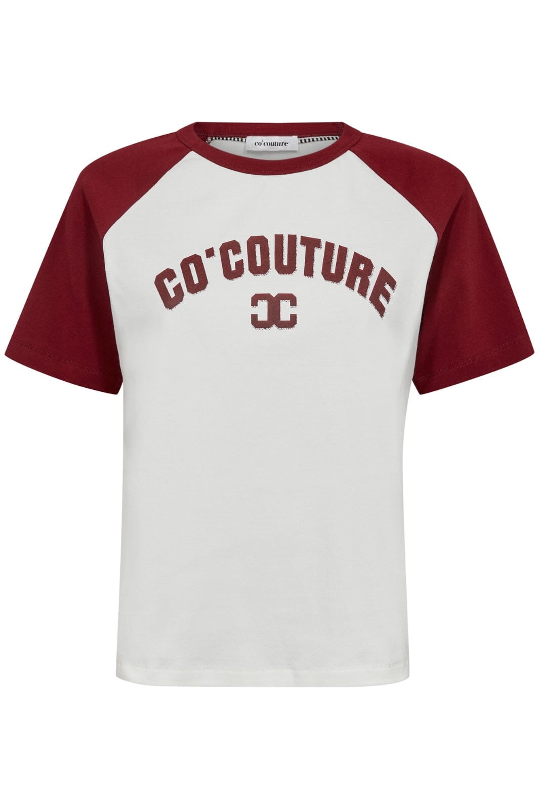 Co´Couture - Edgecc Block Tee 33169 - 11186 - Of Burgundy