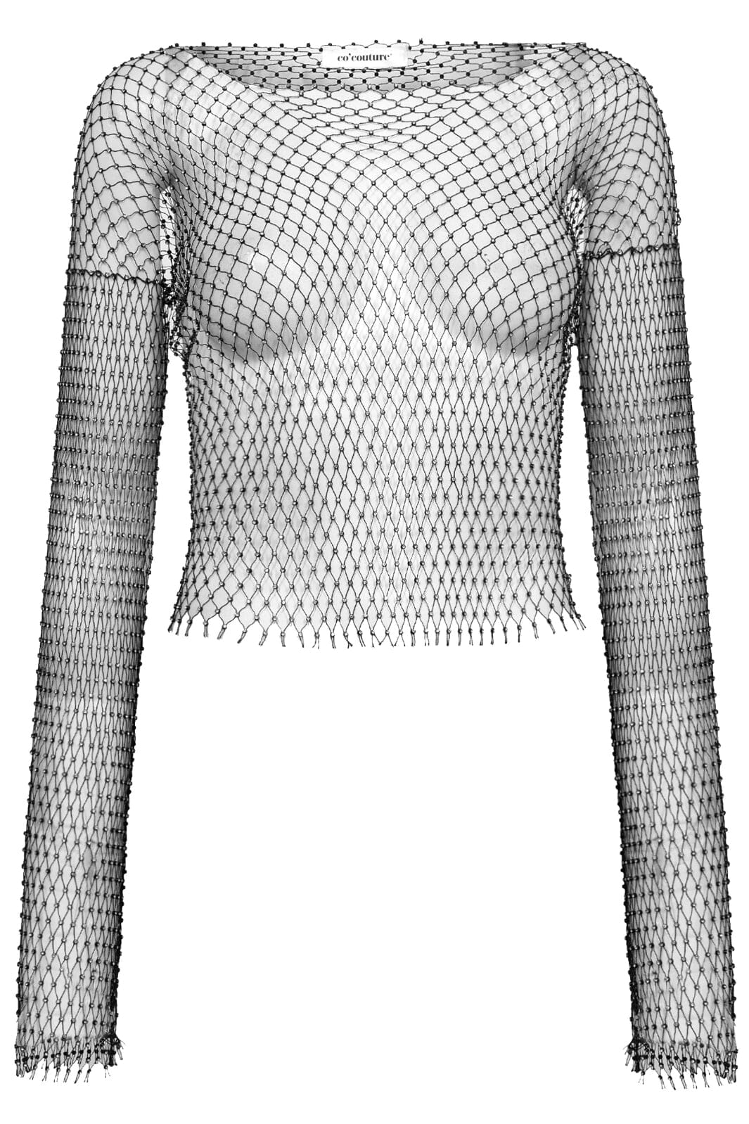 Forudbestilling - Co´couture - Krystalcc Net Blouse 32117 - 96 Black Bluser