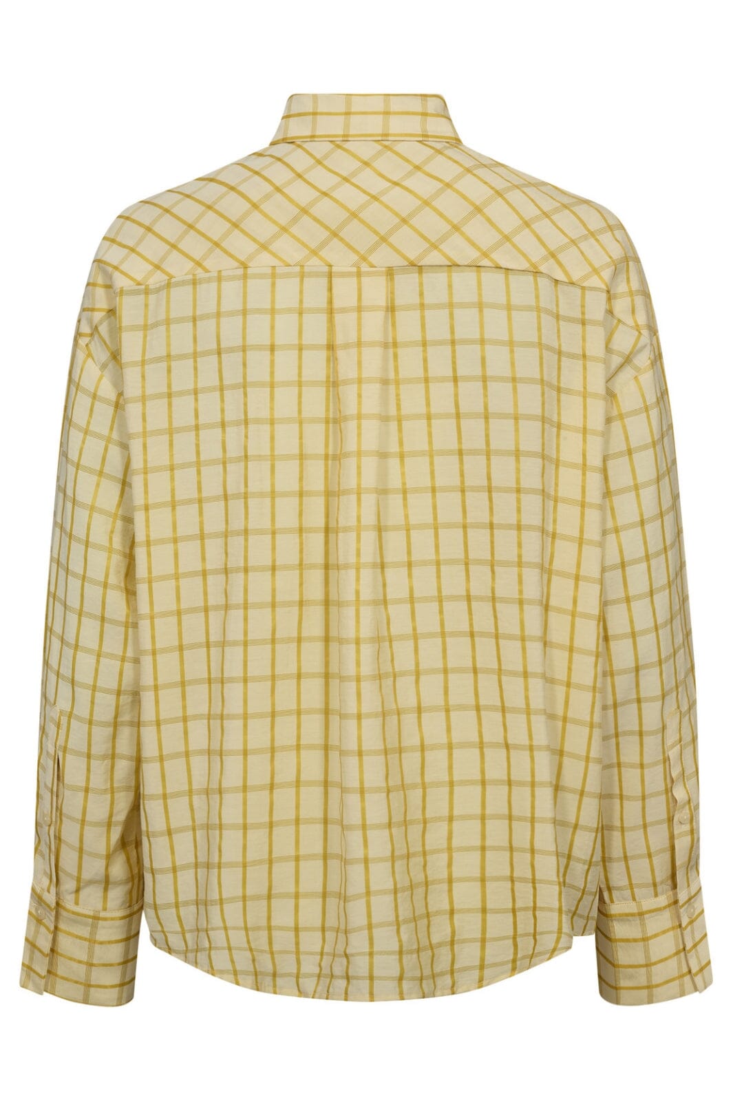 Co´Couture - Mangocc Check Shirt 35938 - 242 - Pastel Yellow