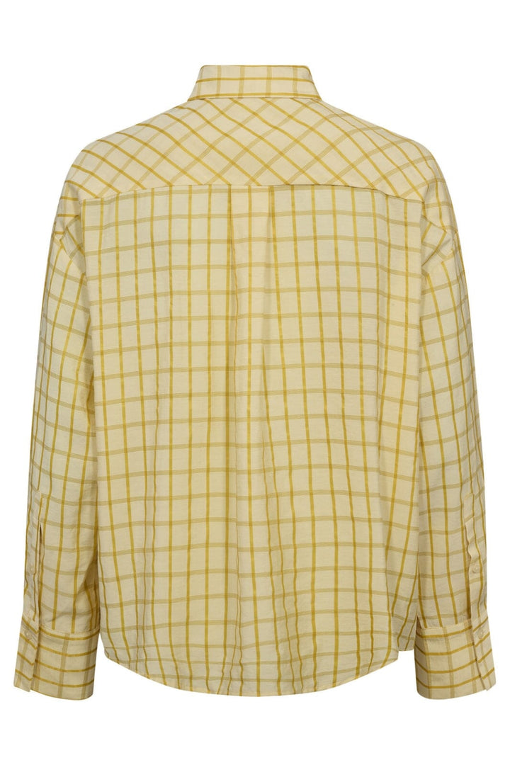 Co´Couture - Mangocc Check Shirt 35938 - 242 - Pastel Yellow