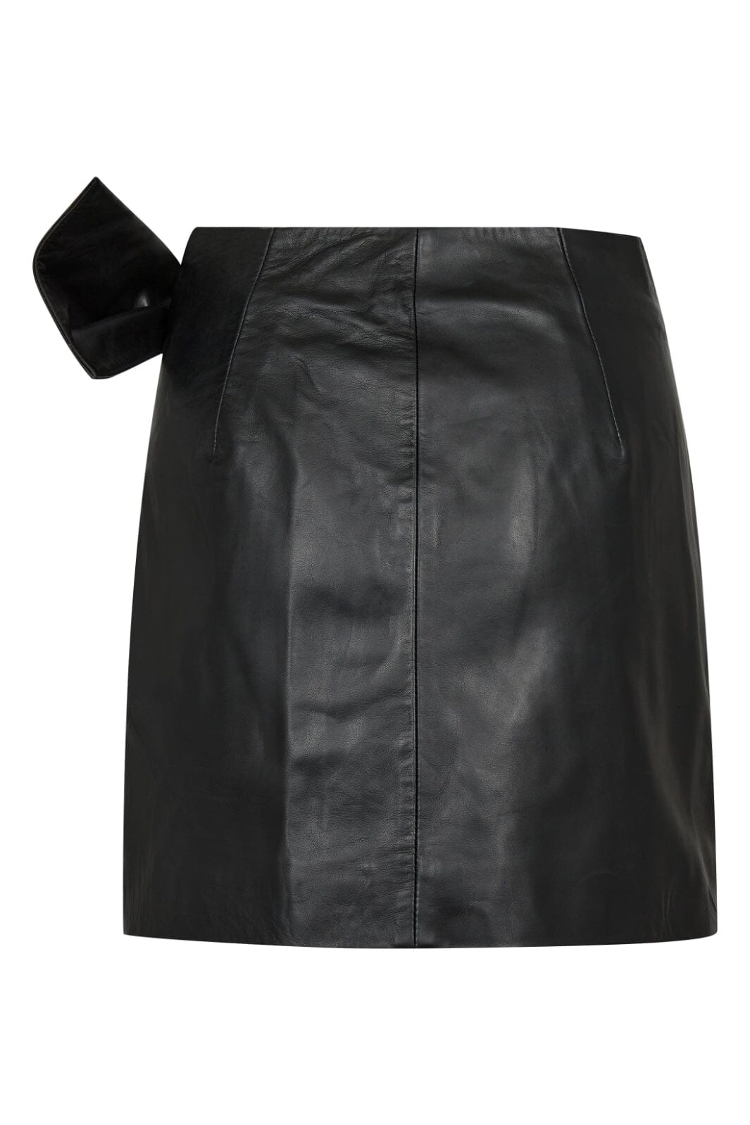 Forudbestilling - Co´couture - Phoebecc Leather Bow Skirt 34165 - 96 Black Nederdele