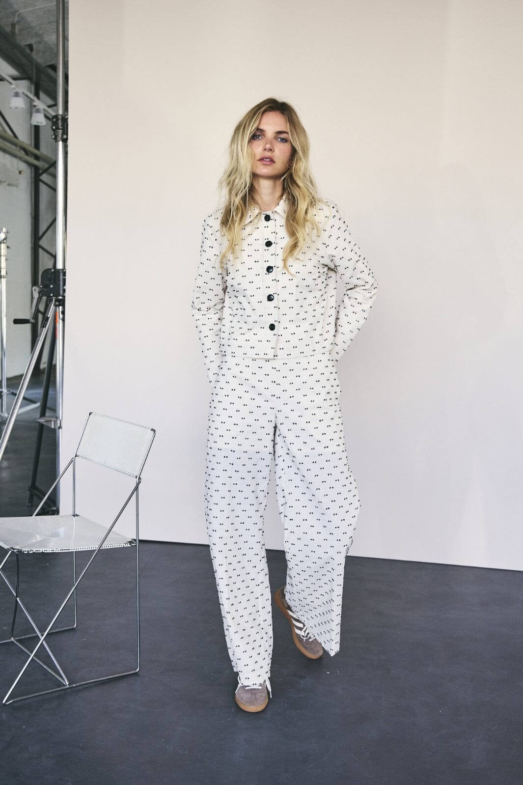 Co´couture - Pixiecc Wide Pant 31423 - 11 Off White