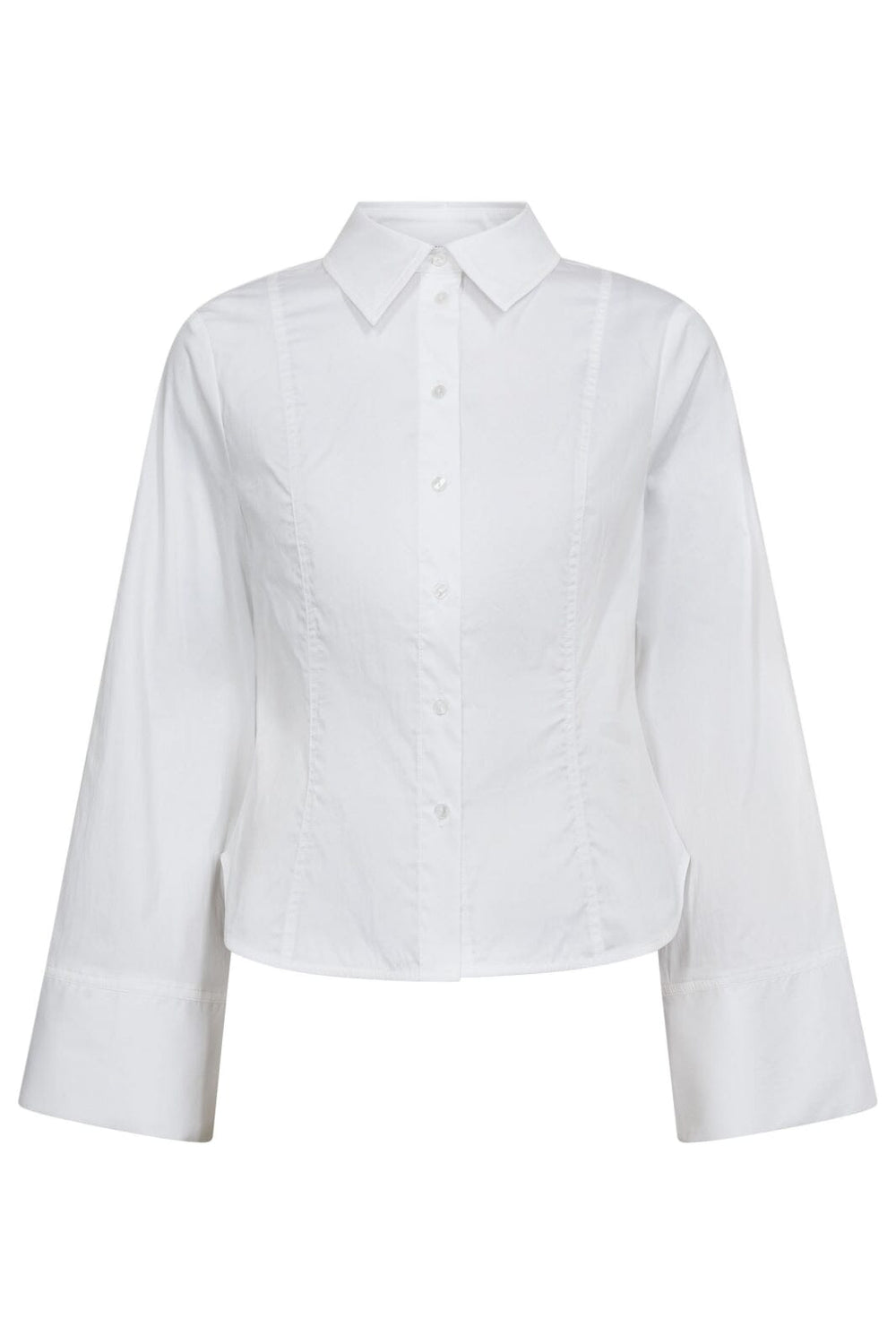 Co´Couture - Sannacc Bell Sleeve Shirt 35903 - 4000 - White