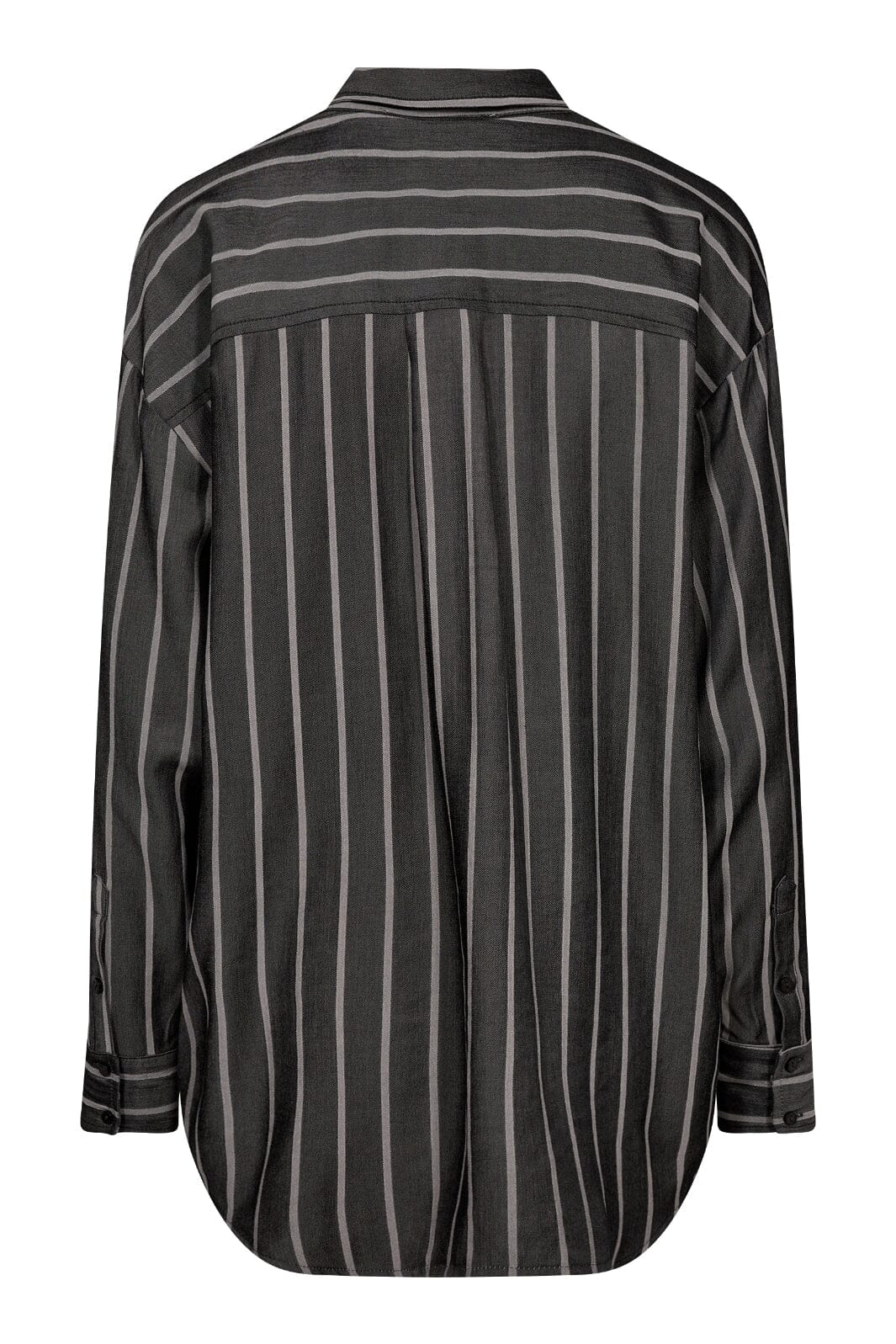 Forudbestilling - Co´couture - Suecc Stripe Oversize Shirt 35696 - 96 Black Skjorter