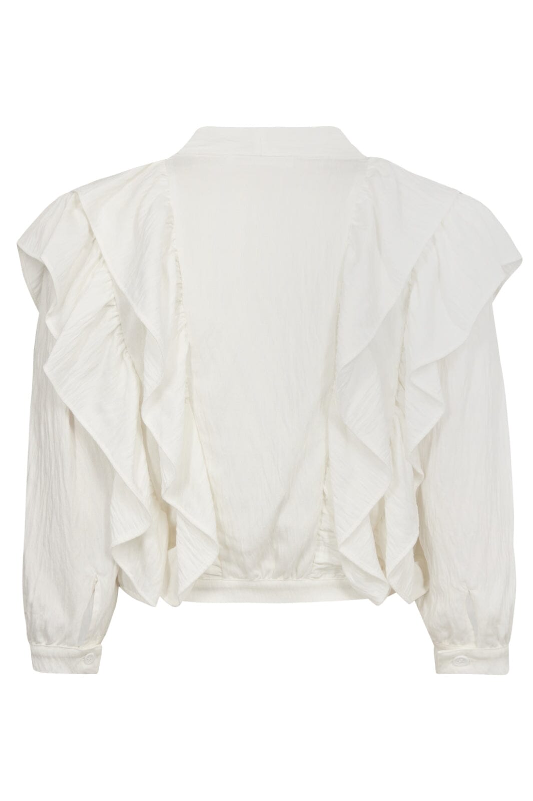 Forudbestilling - Co´couture - Suedacc Frilly Blouse 35630 - 4000 White Skjorter