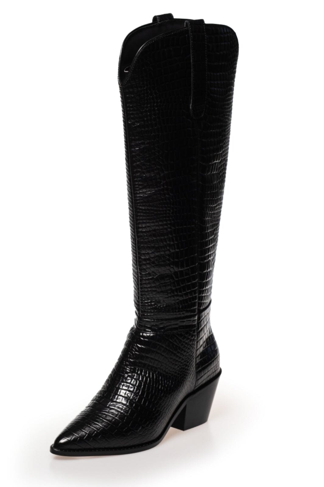 Forudbestilling - Copenhagen Shoes - Divided - 103 Black Croco Støvler