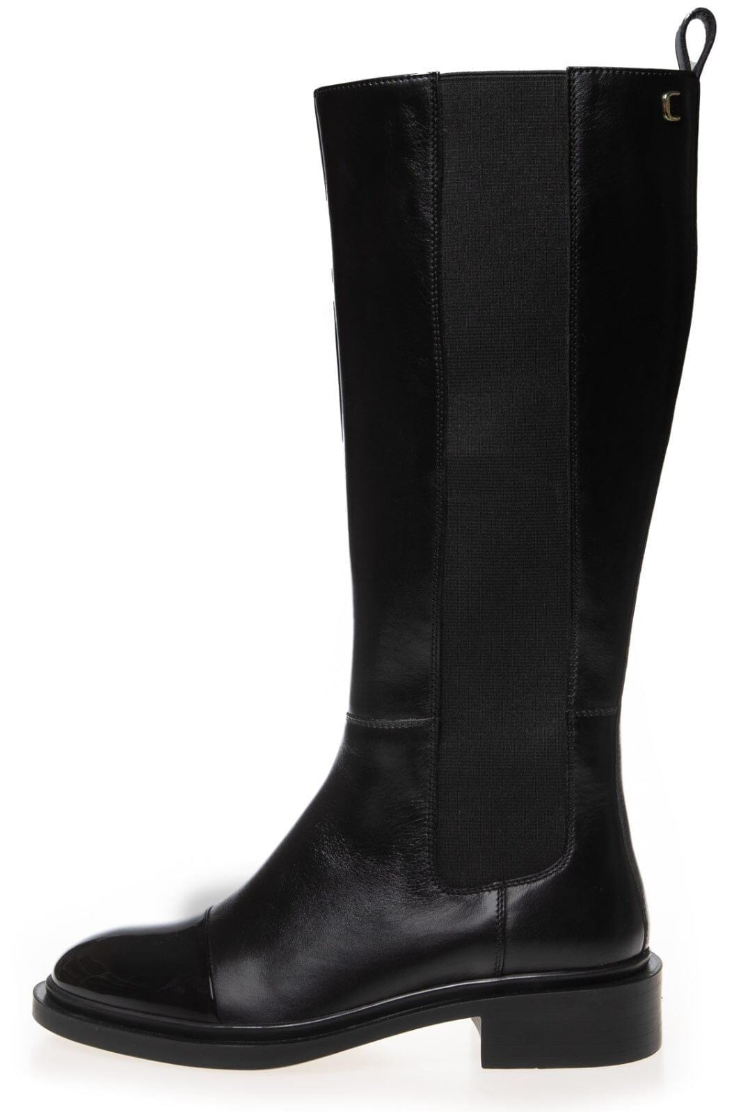 Forudbestilling - Copenhagen Shoes - The Love Boot Patent / Toe - 0001 Black Støvler
