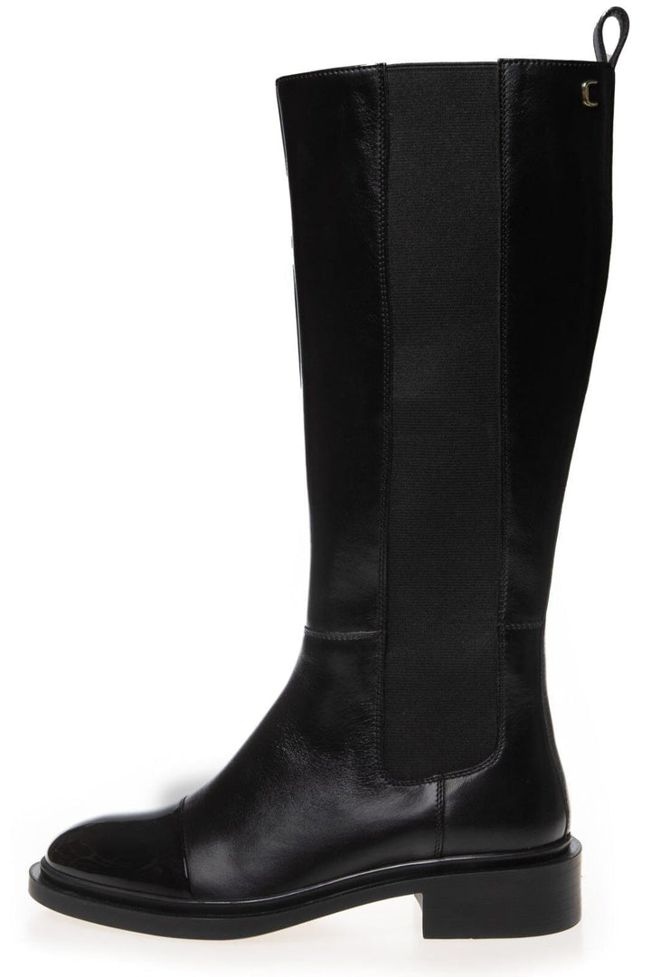 Forudbestilling - Copenhagen Shoes - The Love Boot Patent / Toe - 0001 Black Støvler