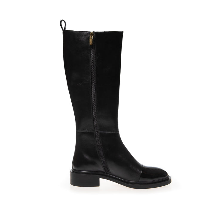Forudbestilling - Copenhagen Shoes - The Love Boot Patent / Toe - 0001 Black Støvler