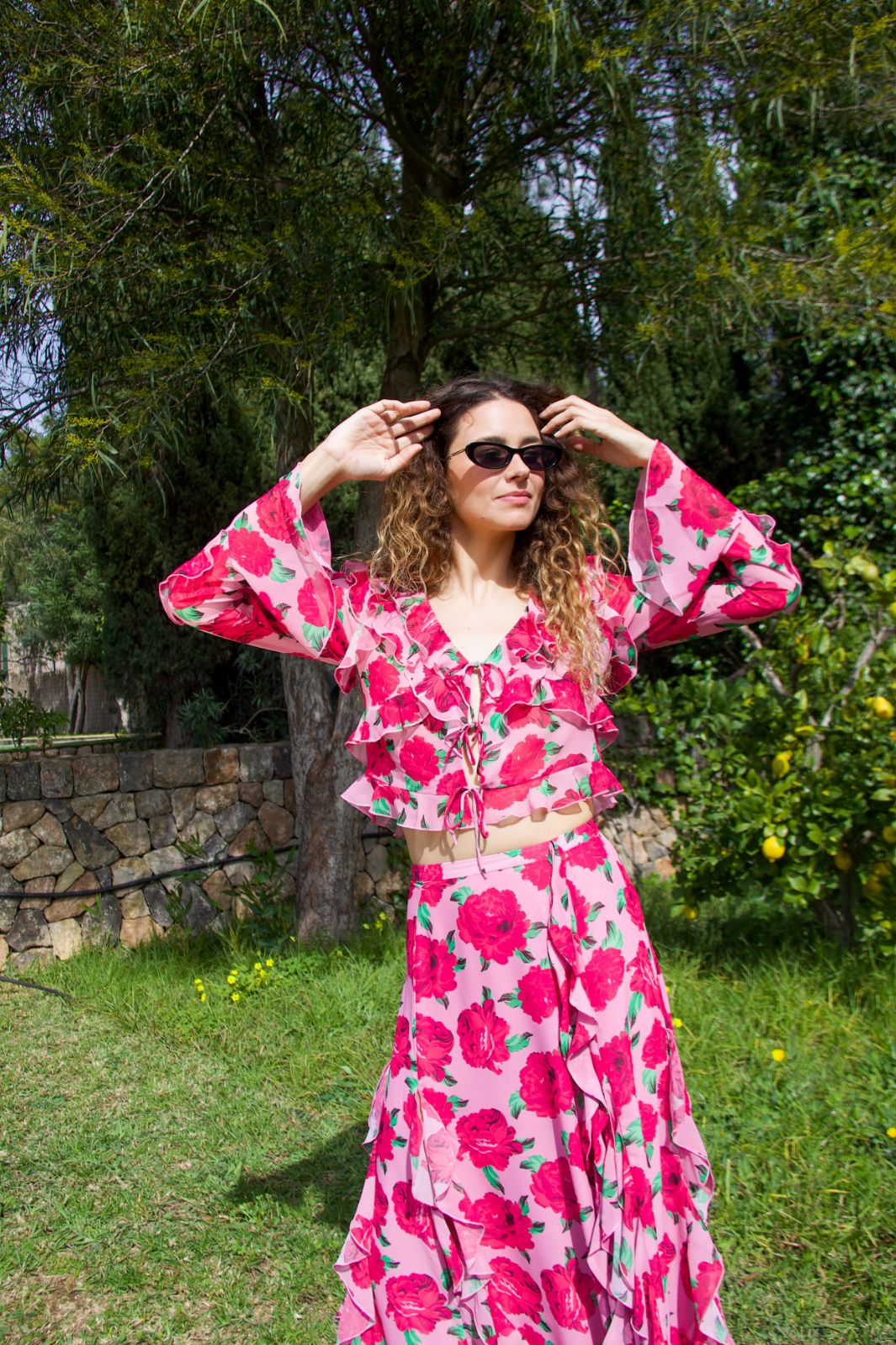 Forudbestilling - Cras - Georgia Blouse C240213 - 8097 - 8097 Pink Rosette Bluser