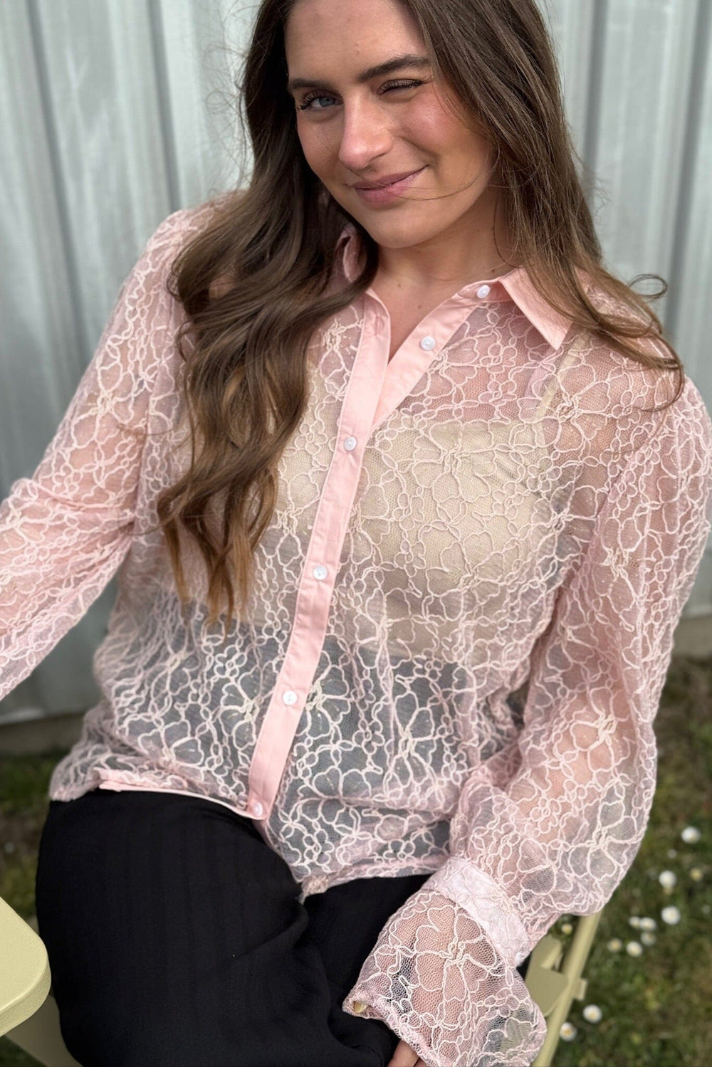 Forudbestilling - Dear Molly - Karina And Mia 158669C - Rose Skjorter