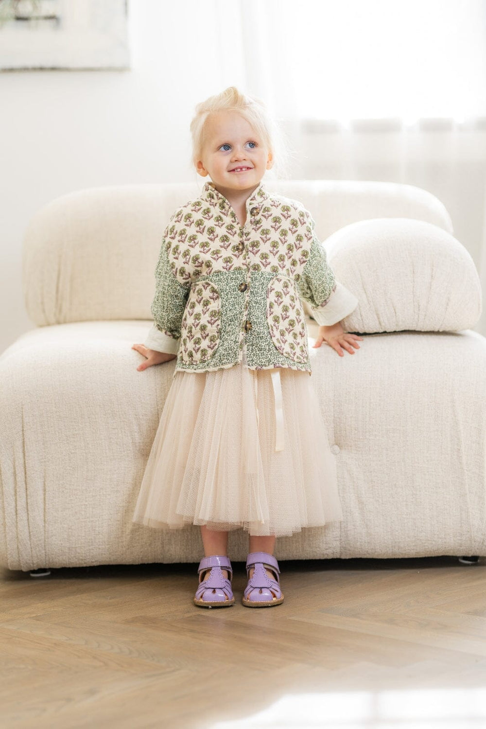 Forudbestilling - EMM Copenhagen - Kids Daisy Skirt - Creme Nederdele