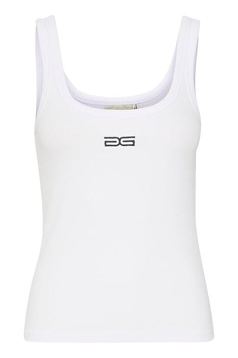Forudbestilling - Gestuz - DrewGZ sl logo top - Bright White Toppe