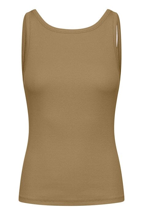 Forudbestilling - Gestuz - DrewGZ SL reversible top - Stone Gray Toppe