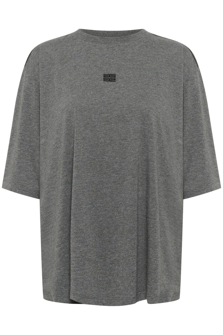 Gestuz - Gzjilan Tee 10910394 - 107871 - Dark Grey Mélange