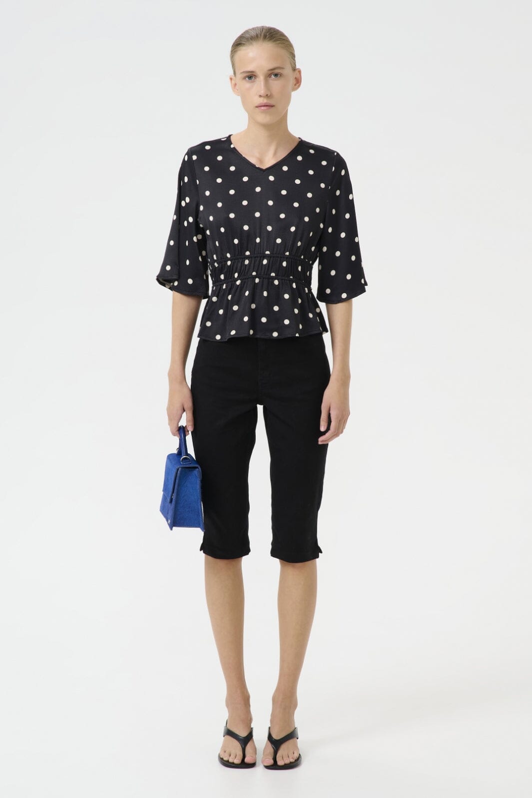 Gestuz - Gzrivy Capri Pants 10910515 - 100017 - Black