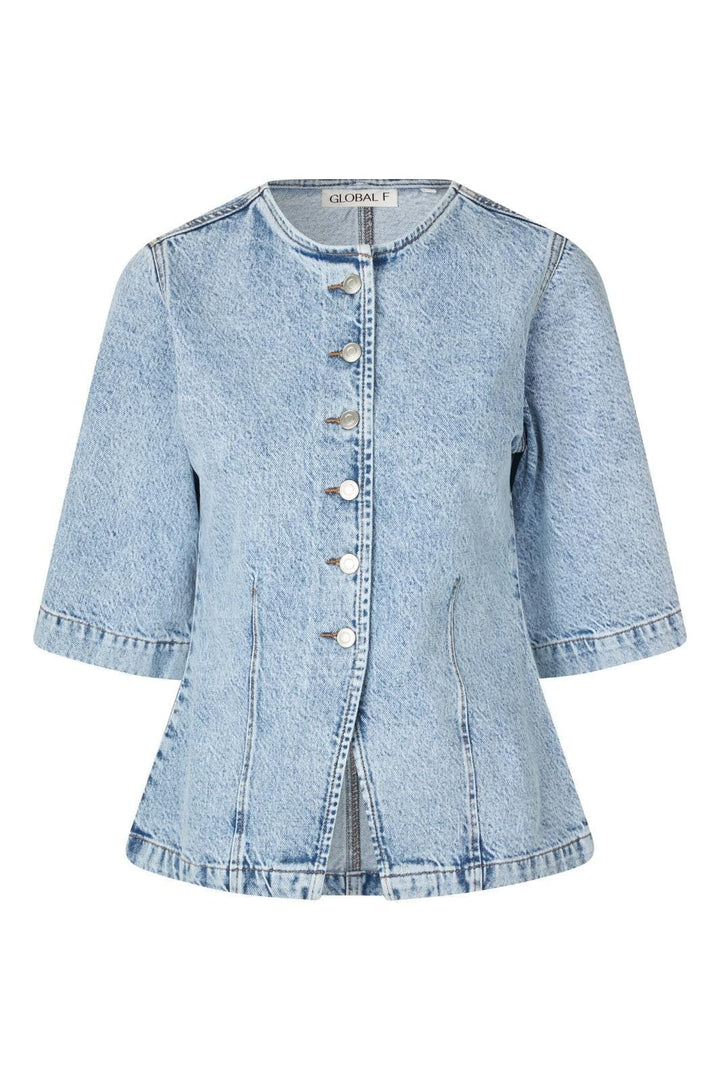 Forudbestilling - Global Funk - Lila-G - 958 Medium Light Blue Skjorter