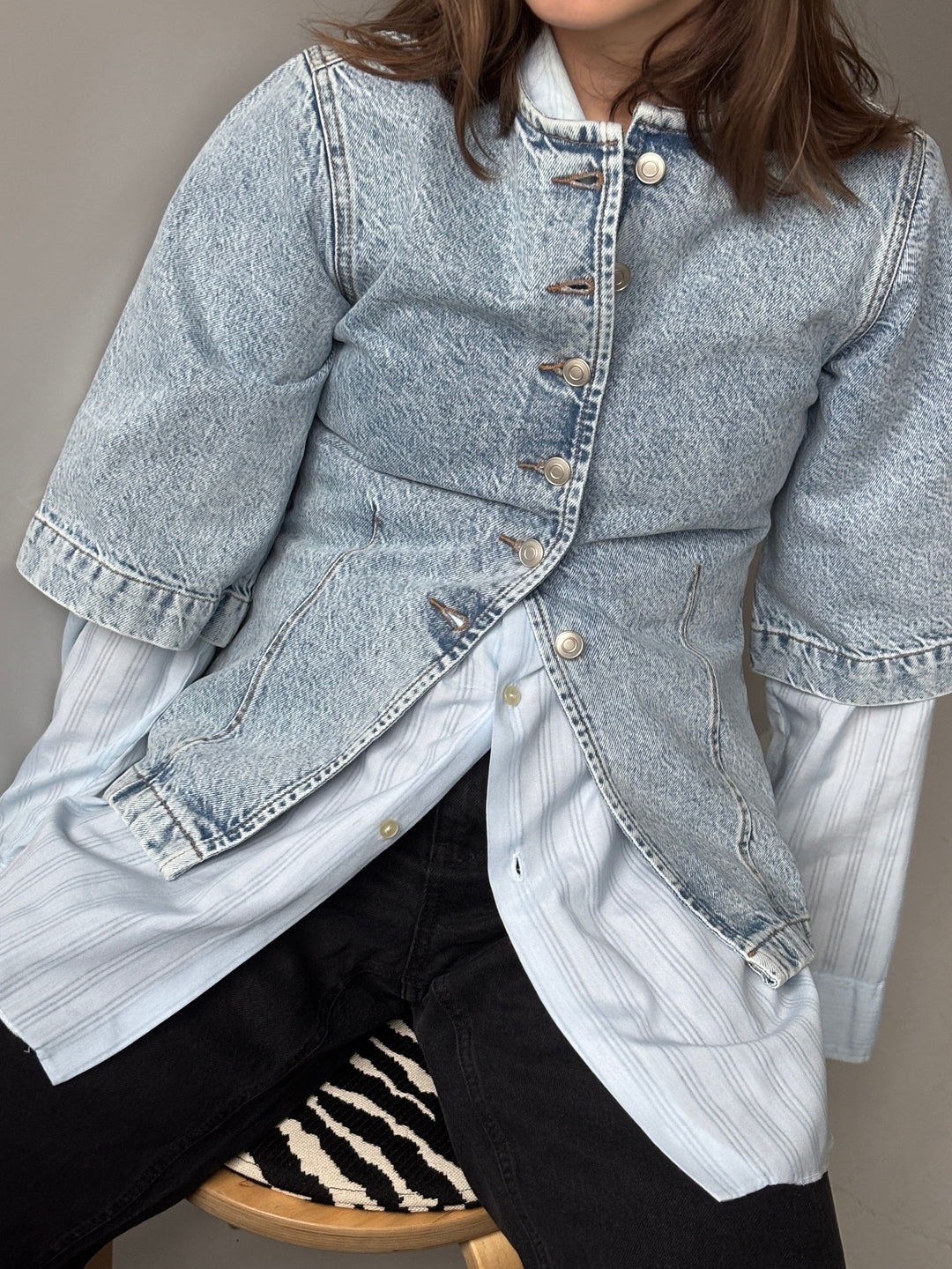 Forudbestilling - Global Funk - Lila-G - 958 Medium Light Blue Skjorter