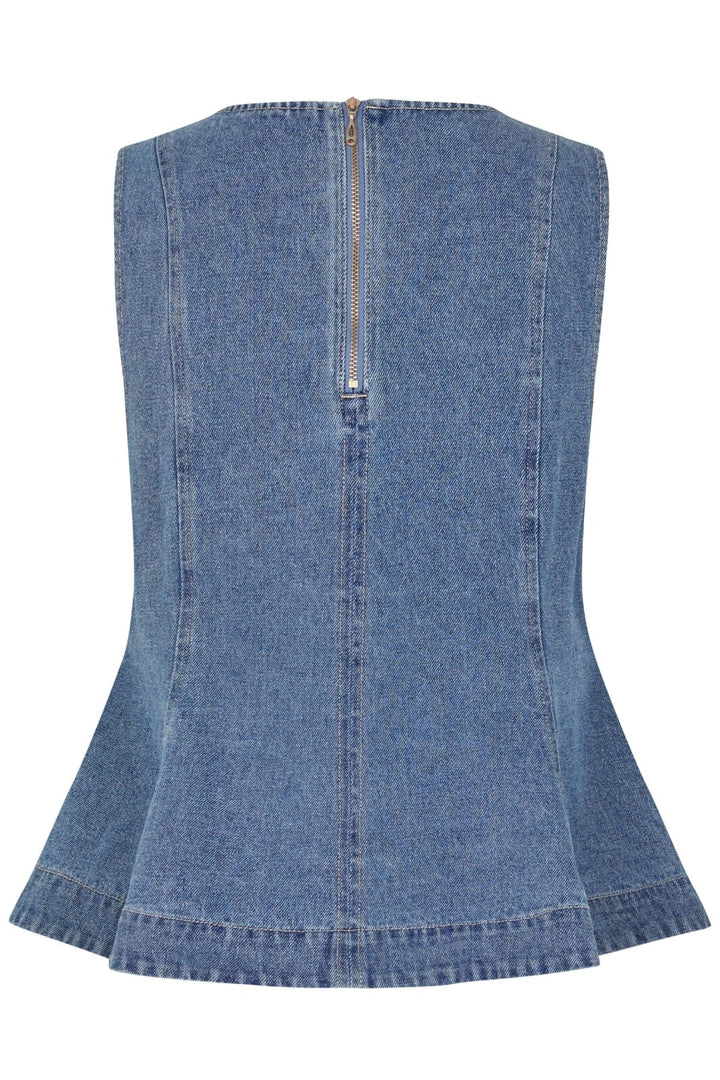 Forudbestilling - Global Funk - Rihne Peplum-G 74360440 - P85 - Midt Vintage Brushing