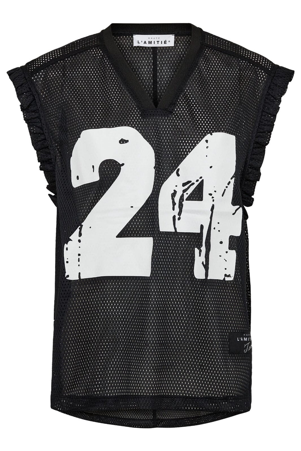 Haute L'Amitié - Drift Frill V-24 Top HL10306 - Black