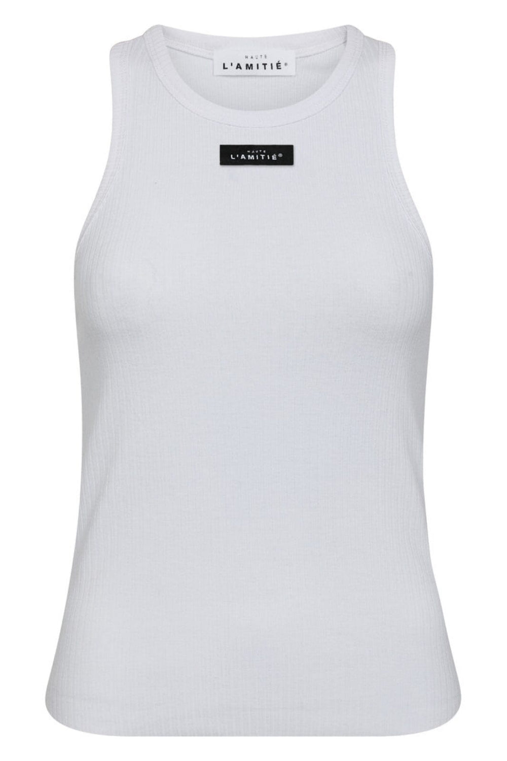 Haute L'Amitié - Rib Badge Tank HL10011 - White