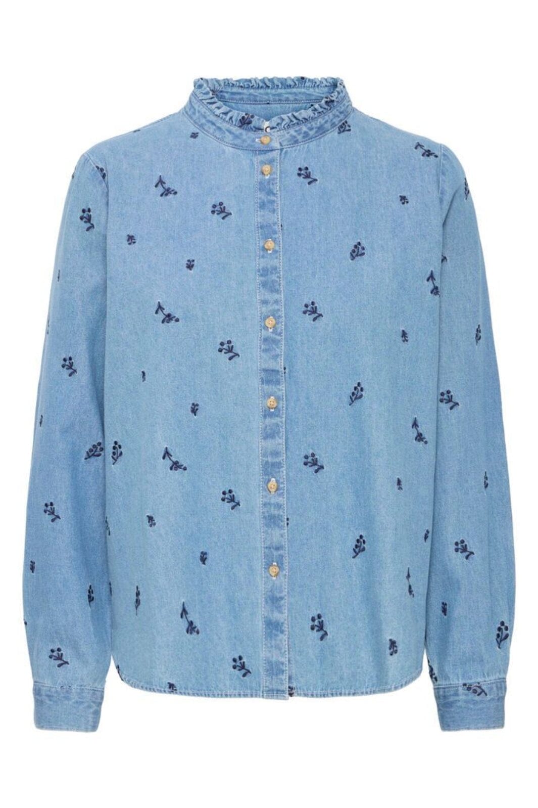 Ichi - Iharcher Sh2 20124169 - 900000381 - Denim Emb. Light Blue