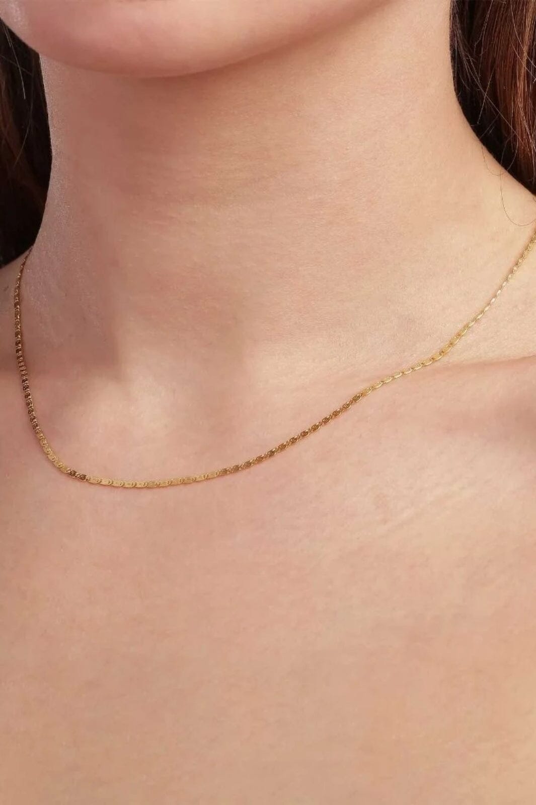 Forudbestilling - Jane Kønig - Envision S-Chain Necklace - Forgyldt Halskæder