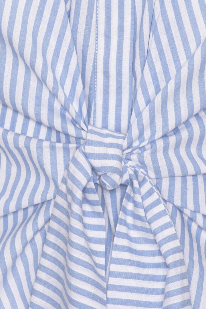 Forudbestilling - Karmamia - Lee Shirt - Sky Stripe Cotton - (Februar) Skjorter