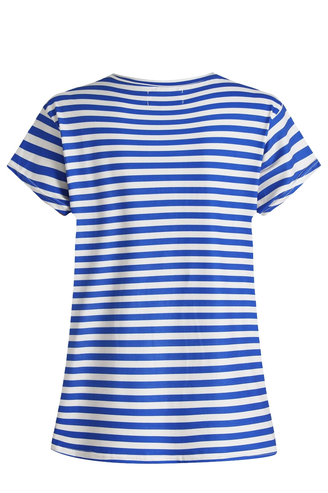 Liberte - Alma-U-Tshirt 9581 - Stripe Ivory Cobolt