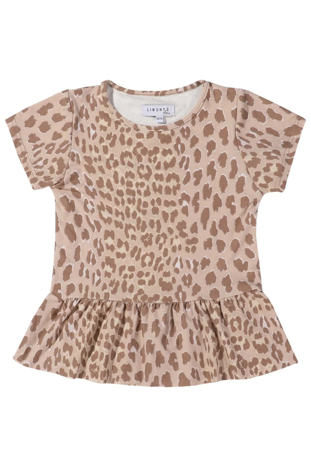 Liberte Ami - Alma-Frill-T-Shirt (Kids) 9649 - Desert Lux Leo