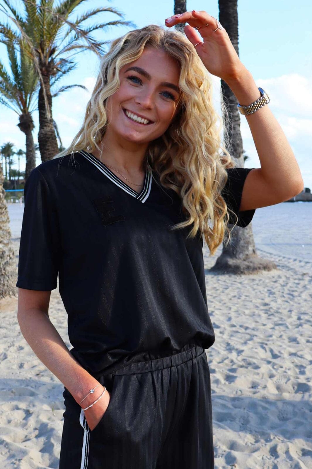 Liberte - Felia-Ss-Tshirt 22228 - Black Simili