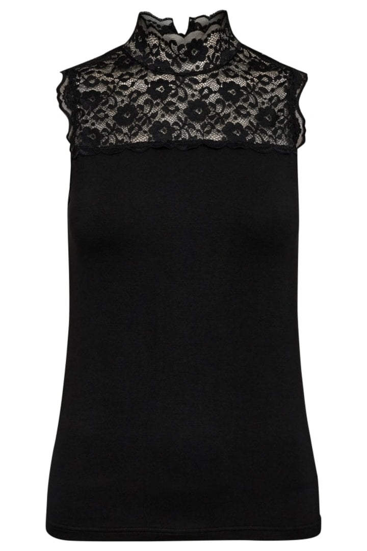 Forudbestilling - Liberte - Lisa-Lace-Top - Black Toppe