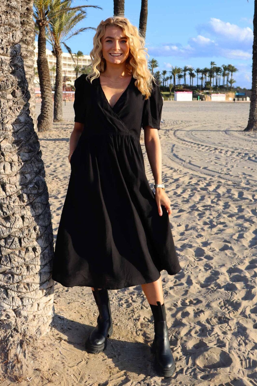 Liberte - Maiken-Ss-Dress 22223 - Black