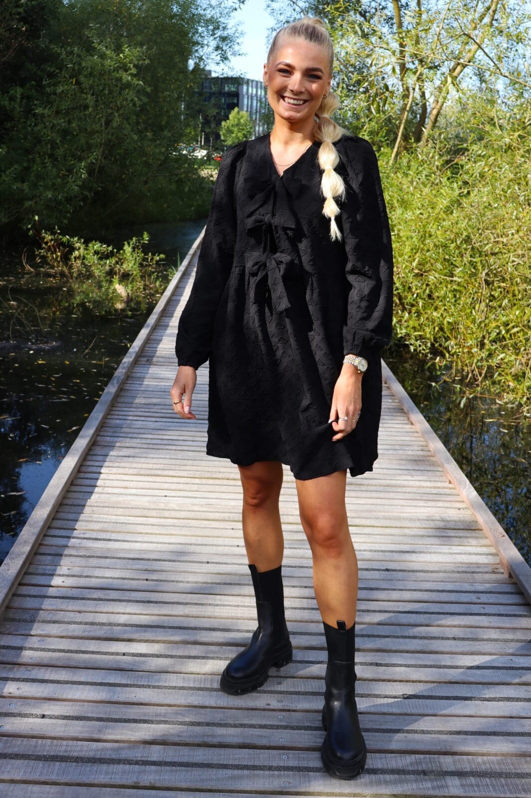 Liberte - Manni-Ls-Dress 22116 - Black Heart