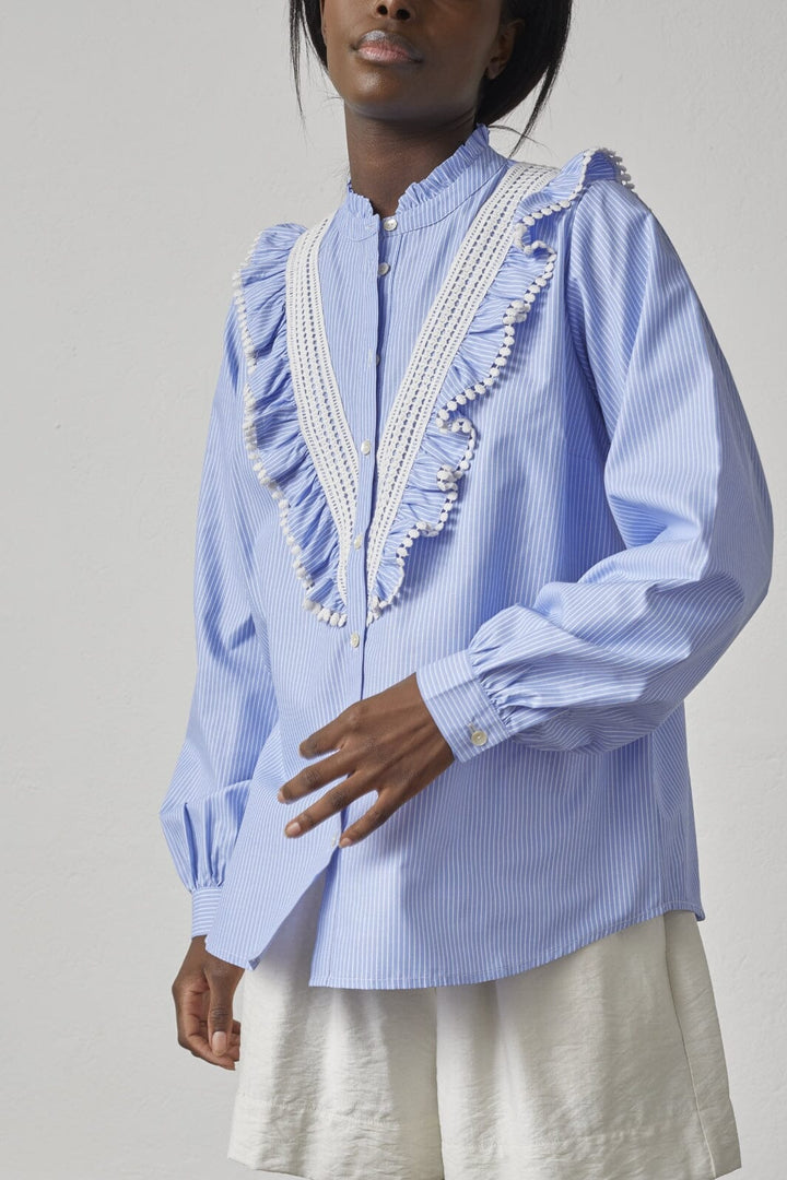 Forudbestilling - Love & Divine - Love1295 18516 - 832 - Blue/White Skjorter